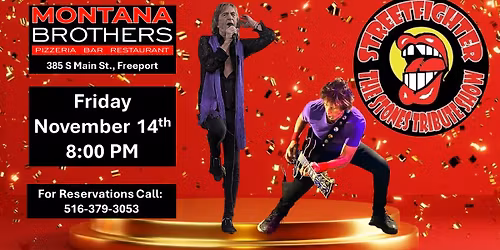 Hey Nassau! Streetfighter is back at Montana's!