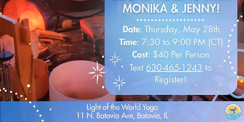 HOT STONE RESTORATIVE YOGA & SOUND HEALING WITH MONIKA & JENNY!