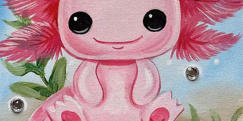 06\/27 Paint Baby Axolotl at Wild Pyle Acres in Red Wing, MN at 10 AM