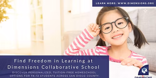 Find Freedom in Learning: Homeschool Info Session