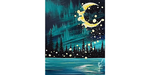 Fireflies Dancing Night Glow - Paint and Sip in Austin | Classpop!\u2122