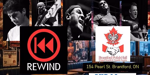 REWIND at the Polish Hall in Brantford