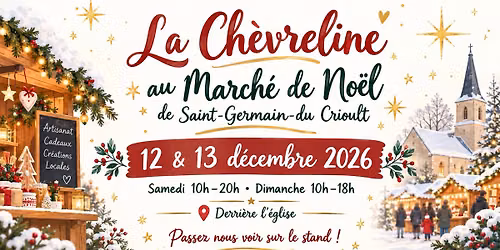 \ud83c\udf84 La Ch\u00e8vreline au March\u00e9 de No\u00ebl de Saint-Germain-du-Crioult