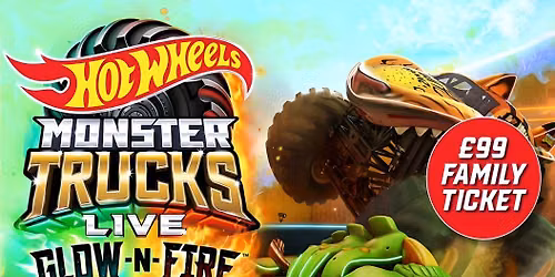Hot Wheels Monster Trucks Live Glow-N-Fire