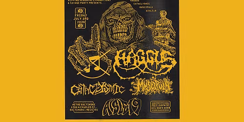 HAGGUS w\/ Cataclysmic, Aisle 19 and Muscipula @ Metro Baltimore 