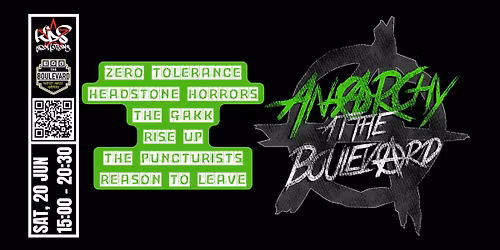 Zero Tolerance | Headstone Horrors | The Gakk | Rise Up | The Puncturists | Reason To Leave