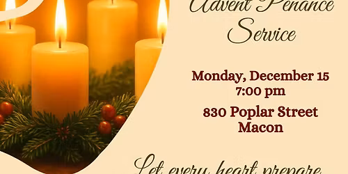 Advent Penance Service