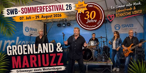 GROENLAND & MARIUZZ\/ Gr\u00f6nemeyer meets Westernhagen\/ SWB Sommerfestival\/ Last Edition