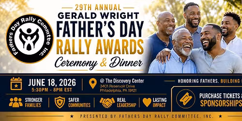 29th Annual Gerald Wright Fatherhood Awards Ceremony & Dinner