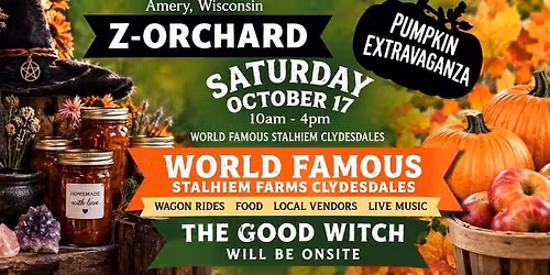 The Good Witch at Z Orchard\u2019s Pumpkin Extravaganza \ud83c\udf42