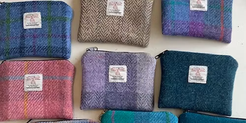 Harris Tweed Credit Card \/ Coin Purse Making Workshop
