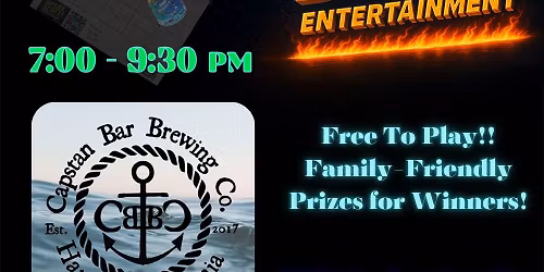Music Bingo at Capstan Bar Brewing Company!!