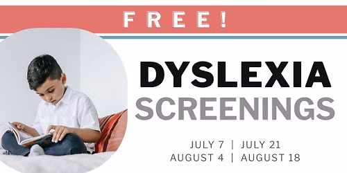 Free Dyslexia Screening Day