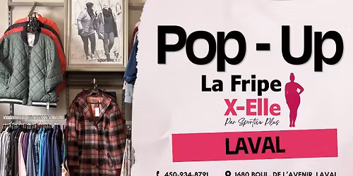 POP-UP Friperie  | Sportive Plus LAVAL