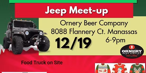 Holiday & DMJ End of Year Jeep Meet at Ornery