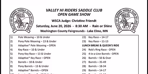 Valley Hi Riders Game Show