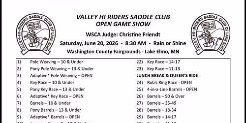 Valley Hi Riders Game Show