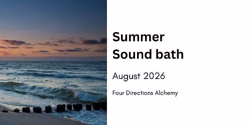 \u2728 Sound Bath | August 2026