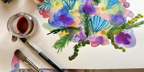 Summer ART Werx | Family ART Workshops | Botanical Painting with Inks