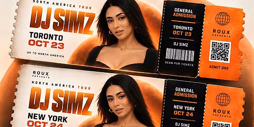 DJ SIMZ IN TORONTO | FRI OCT 23 @ PEARL | ROUX