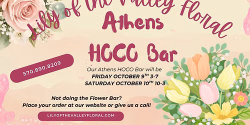 HOCO Flower Bar!
