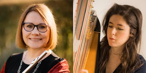 Rachael & Helena perform on Flute, Viola & Harp