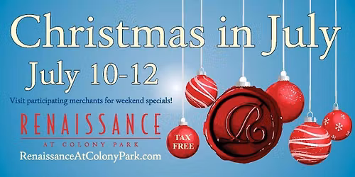 Renaissance Christmas in July 2026