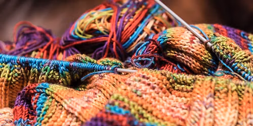 Richmond Library - Knit in Public Day with Richmond Creative Fibre Group