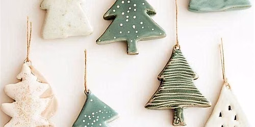 Clay Workshop,  Make Your Ceramic Christmas Decorations,  Beginner Friendly