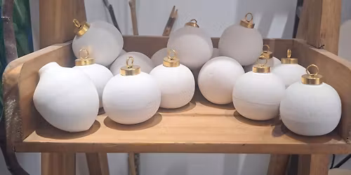 Christmas Ornament Painting Workshop with Two Lakes Pottery