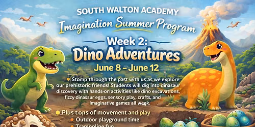 Summer Camp June 8 \u2013 June 12 \ud83e\udd96 Dino Adventures 