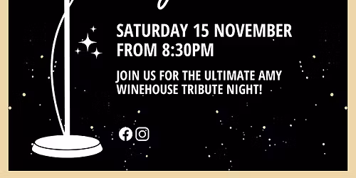 AMY WINEHOUSE TRIBTE NIGHT!