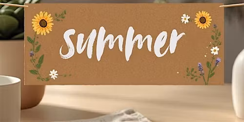 Create Your Own Mini Banner | Summer Edition - DIY Workshop (Burbank)