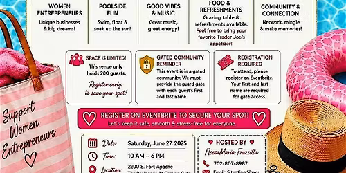 Women's Entrepreneur's & Swimming Party