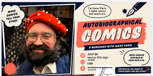 Autobiographical Comics: A workshop with Isaac Paris