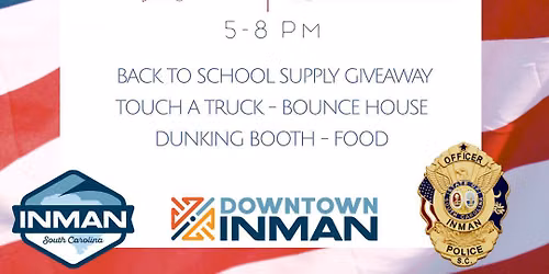 National Night Out hosted by the City of Inman