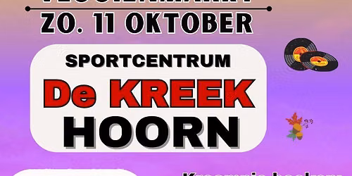 Vlooienmarkt Sporthal De Kreek Hoorn