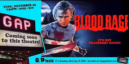 BLOOD RAGE (1987) in 35mm