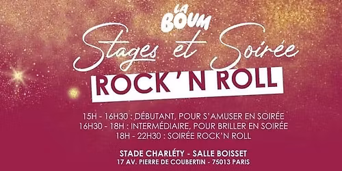 La BOUM ROCK ! Stages et Soir\u00e9e - Samedi 22 novembre