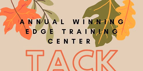 Winning Edge Fall Tack Sale