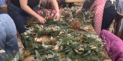 Christmas Wreath Workshop at Public Loughborough