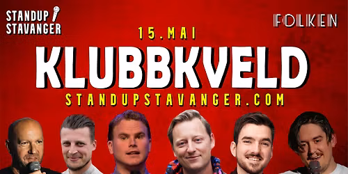 Standup Klubbkveld med Jan Rune Holdhus - 15. mai