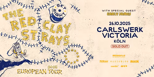 The Red Clay Strays | K\u00f6ln (SOLD OUT)