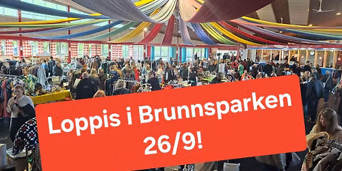 Loppis i Brunnsparken \u00d6rebro 26\/9