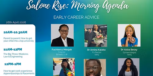 Salone Rise: A careers day for Sierra Leoneans