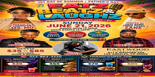 Eatz, Beatz & Laughz Sunday  Brunch