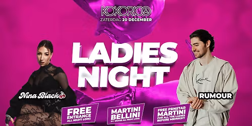 LADIES NIGHT w\/ NINA BLACK & RUMOUR