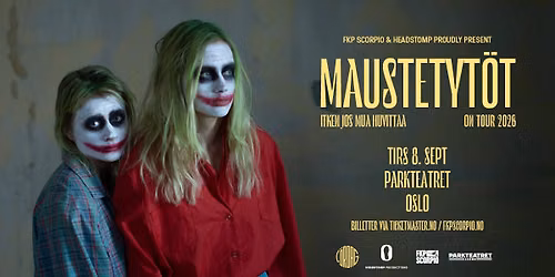 Maustetyt\u00f6t | Parkteatret | Pres. av FKP Scorpio Norge