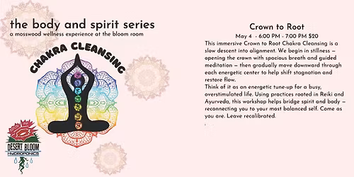CHAKRA CLEANSING - CROWN TO ROOT