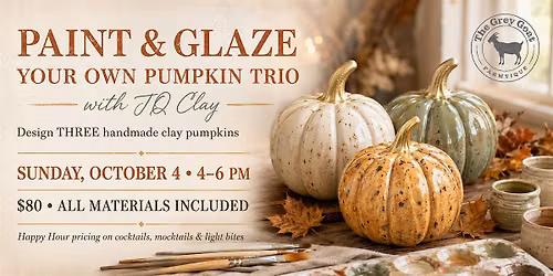 Clay Pumpkin Glazing w\/ JQ Clay
